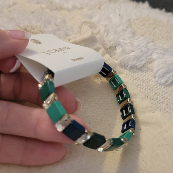 Jcrew solid and stones stretch bracelet - Picture 4 of 7
